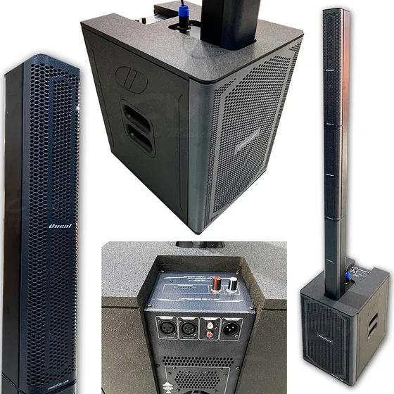 Sistema Torre Oneal Ativa 500w Alto Falantes 12x2  P/igrejas
