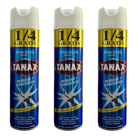 Tanax Moscas Y Zancudos 220cc 3 Unidades
