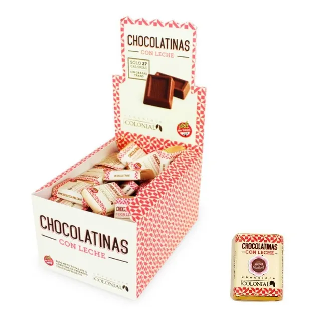 Chocolatinas Colonial 50u  X5g - Oferta En Sweet Market