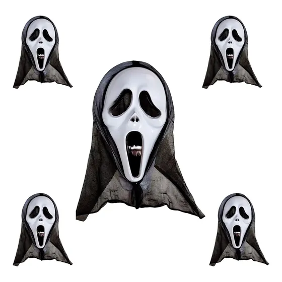 Pack X5 Mascara Scream Terror Halloween Disfraz Eventos Mz77