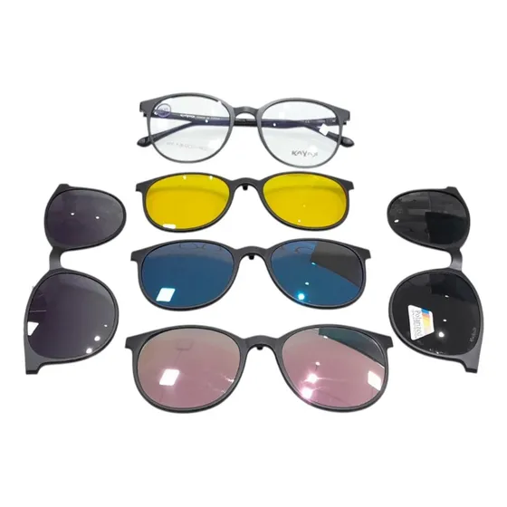 Armazon Kayak 09 Lentes De Sol Clipon  Clipones 5 Placas Pol