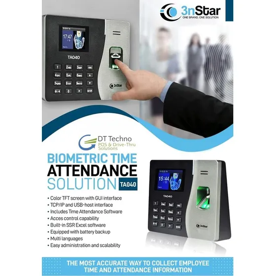 Control De Asistencia .biometrico 3ns-pos-ta040,500.huellas.