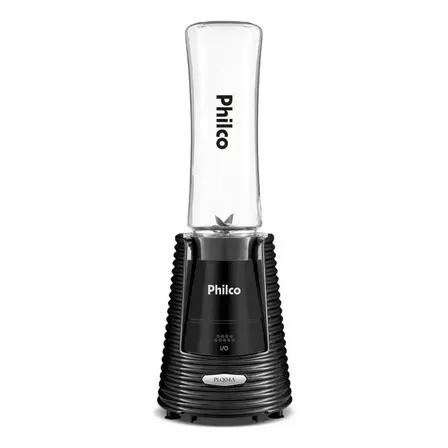 Liquidificador Portátil Plq04a 2 Squeezes 400w Preto Philco Preto 220v