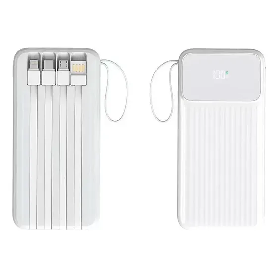 Power Bank Saiviek Dx234 30000mah Batería Externa 20w Carga Color Blanco