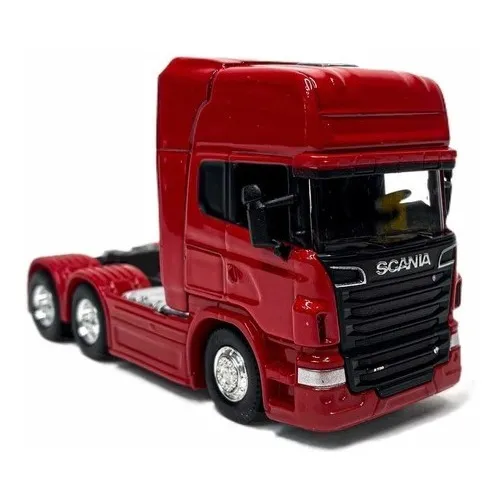 Miniatura De Ferro Caminhão Scania V8 R730 Trucado 1:64 