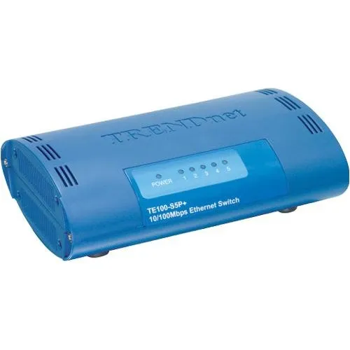 Conmutador Fast Ethernet Mdix Auto 5 Puerto Trendnet Te100