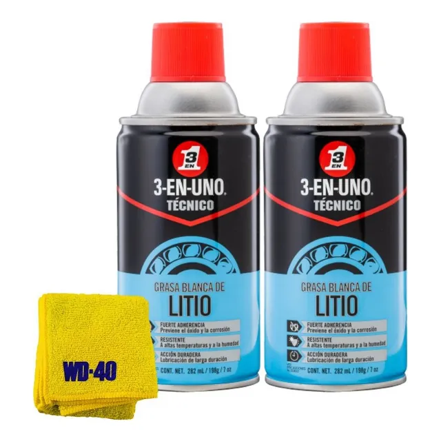 Grasa Blanca De Litio 3-en-uno 2x Und