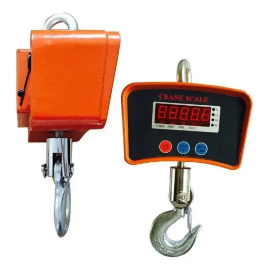 Balanza 500kg Dijitales Pantalla Lcd 220v Naranja Oscuro