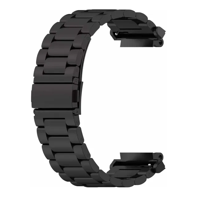Correa Para Reloj Amazfit T-rex2 De Acero Inoxidable Negra