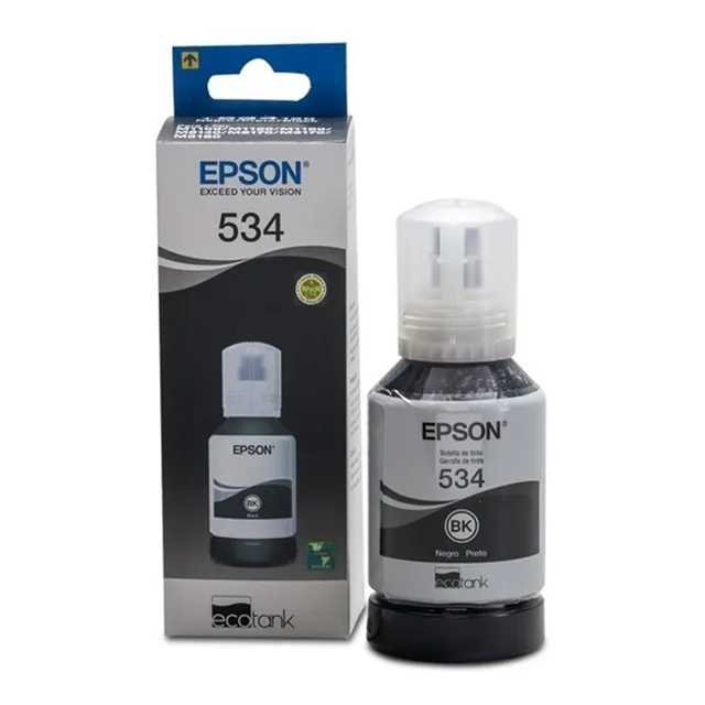 Cartucho Botella De Tinta Epson 534 T534120-al Negro