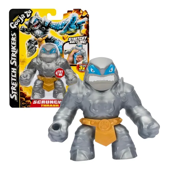 Muñeca elástica Goo Jit Zu Stretch Strikers de 10 cm