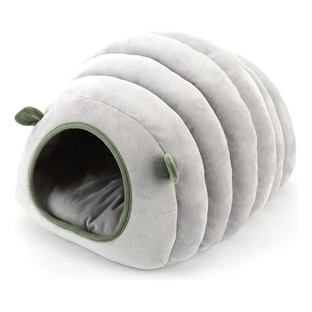 Cama Cucha Deutech Oruga Para Mascotas Semicerrada Gato