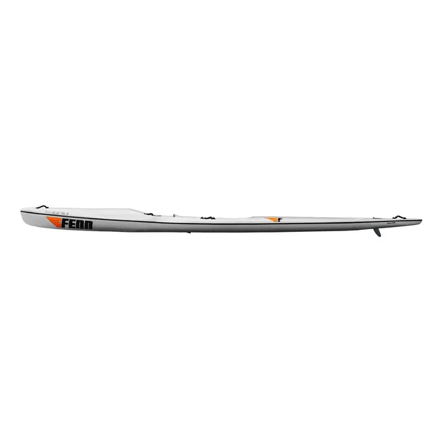 Kayak Fenn Blue-fin S Hibrido De Fibra De Carbono Y Vidrio Color Blanco