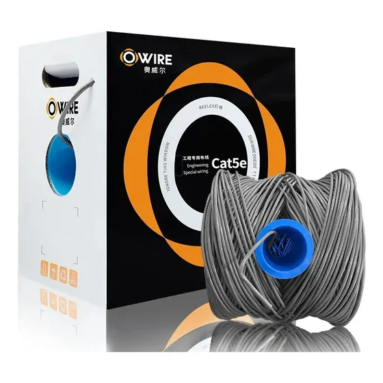 Bobina De Cable Red Utp Cat5e 100% Cobre Cctv Camaras 305mts