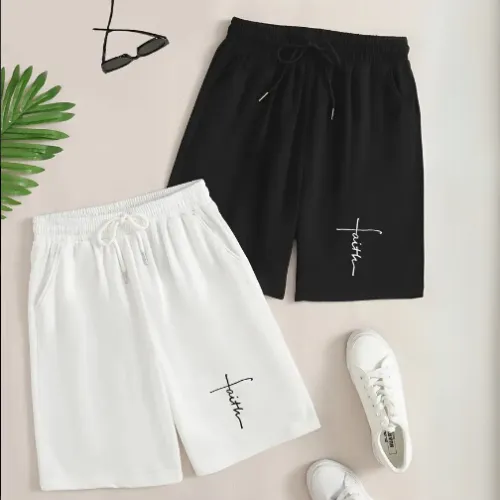 Kit Com 2 Bermudas Masculina Estilo Academia Moda Verão