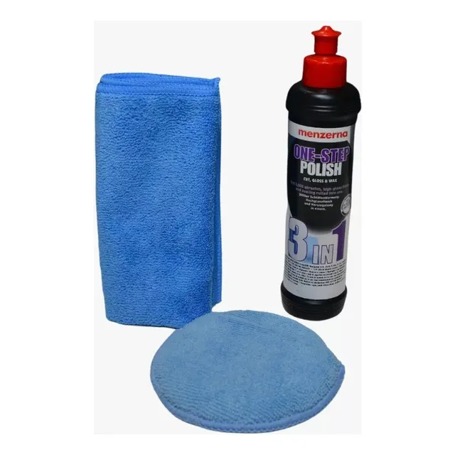 Pulidor A Mano Combo Menzerna + Pad + Microfibra Tratamiento