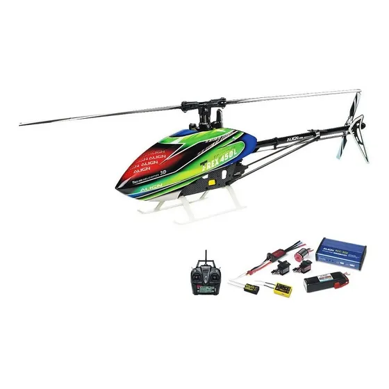 Align T-rex 450lp Rc Helicóptero Rh45e32xw Dominator Super C