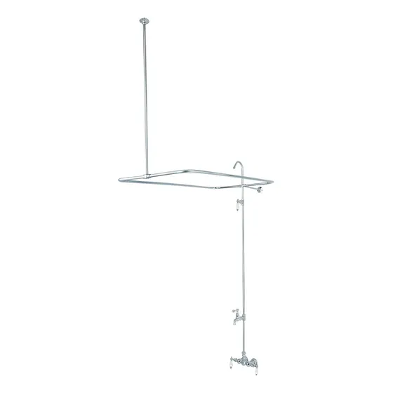 Grifo Vintage Para Bañera Cabina Ducha Centro 3-3 8  Cromo