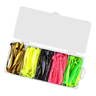100pcs T Rail Luces Suaves De Pesca Suave Cailer De Paleta 100pcs T Rail Luces Suaves De Pesca Suave Cailer De Paleta