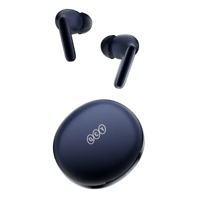 Fone QCY T13 ANC 2 azul com estojo, foto do anúncio do Mercado Livre