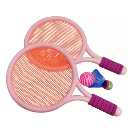 Pack 2 Raquetas Tenis Playa Badminton Juego Deportivo Niños