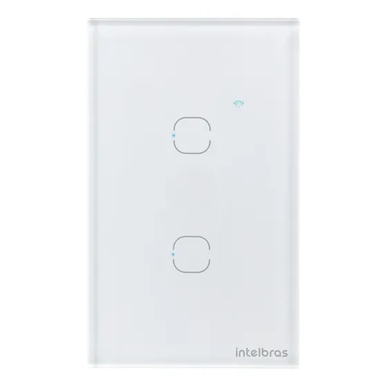 Interruptor 2 Botão Touch Wifi Inteligente Smart Alexa
