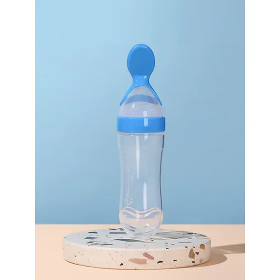Biberon Tetero Con Cucharilla De Silcona Alimentar Bebés