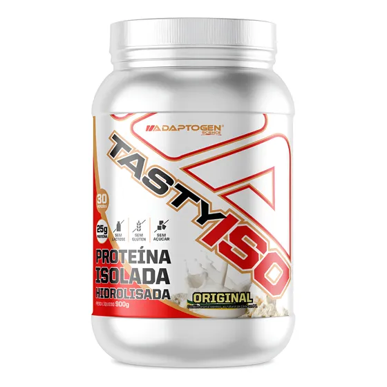 Tasty Iso Whey Isolado Whey Hidrolisado 900g Adaptogen