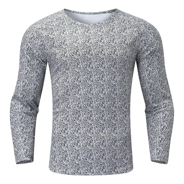 Sudadera Informal Manga Larga Cuello Redondo Para Hombre
