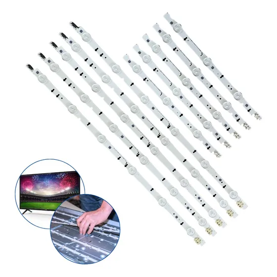 Kit 10 Barras De Led Un40h5500 Un40h5550 Un40h6400 Un40j5500