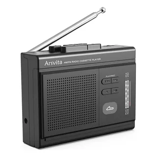 Reproductor De Casete Portátil Y Grabador Mp3 Negro Reproductor De Casete Portátil Y Grabador Mp3 Negro