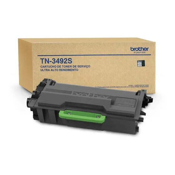 Cartucho Toner Brother Tn 3492 L6902dw L6402dw 20k Tinta Preto