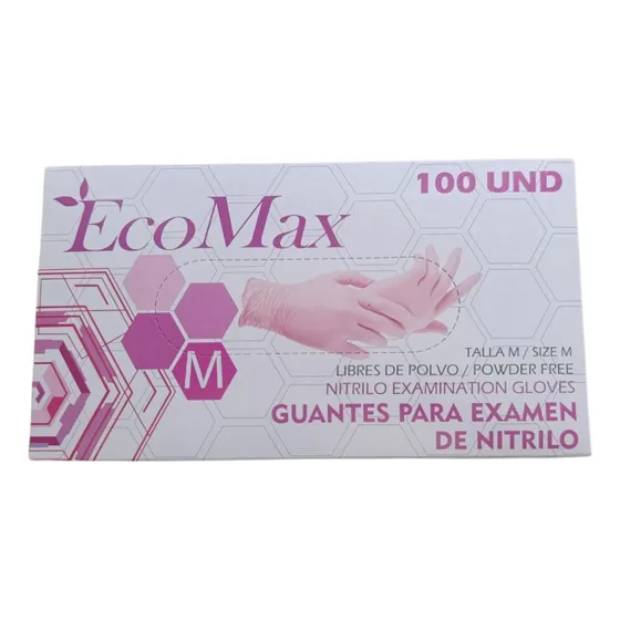 Guantes De Nitrilo Rosados