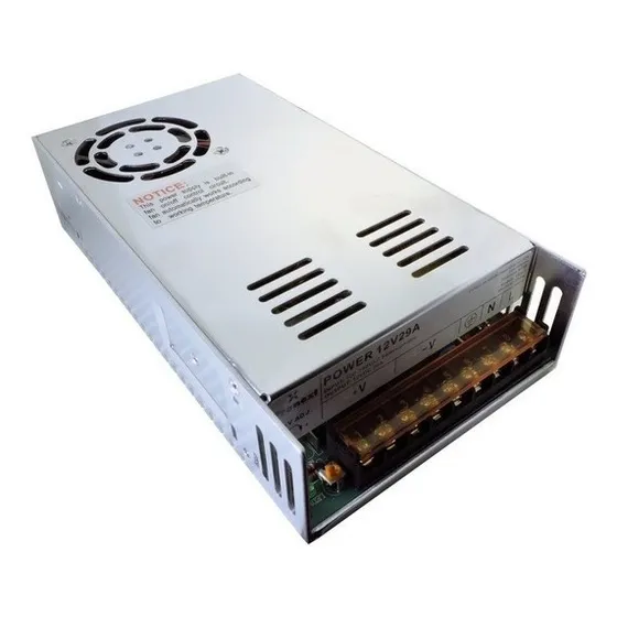 Fuente Switching 12v 29a Metalica Tira Led Radio 5050 5630