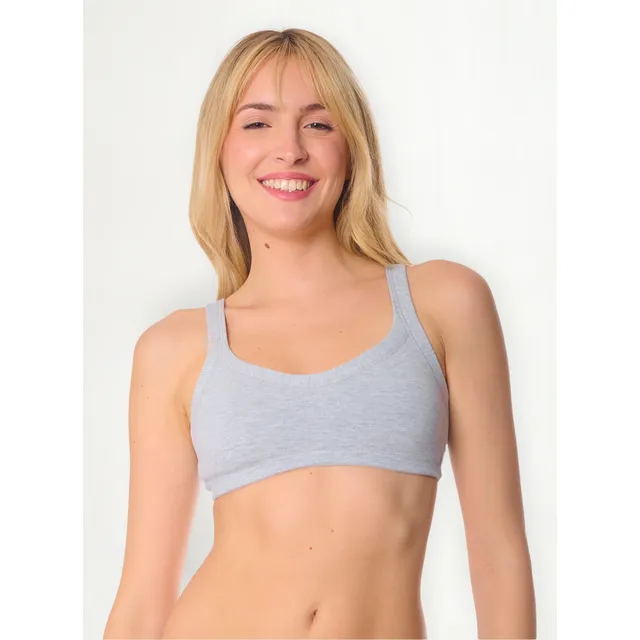 Top Básico Algodón & Lycra Sin Aro Sol Y Oro Art. 45992sy