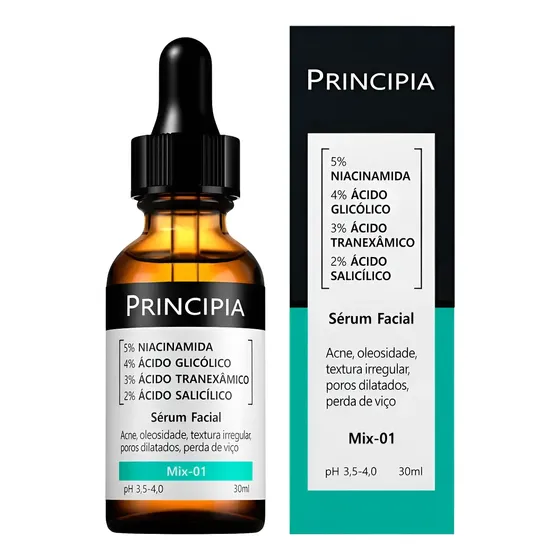Sérum Facial Principia Mix-01 Niacinamida Antiacne 30ml