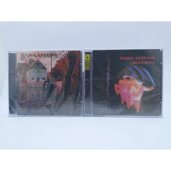 2 Cds Black Sabbath - Black Sabbath, Paranoid - Lacrados