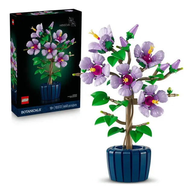Conjunto de construção de flores de hibisco LEGO® Botanicals 10372