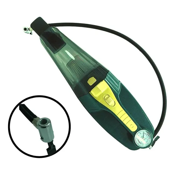 Aspiradora Auto De Mano 120w Polvo, Agua, Luz, Inflador Mli Color Negro