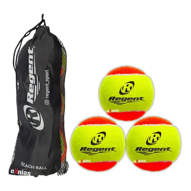 Pack De 3 Pelotas De Tenis Playa Beach Principiante Infantil