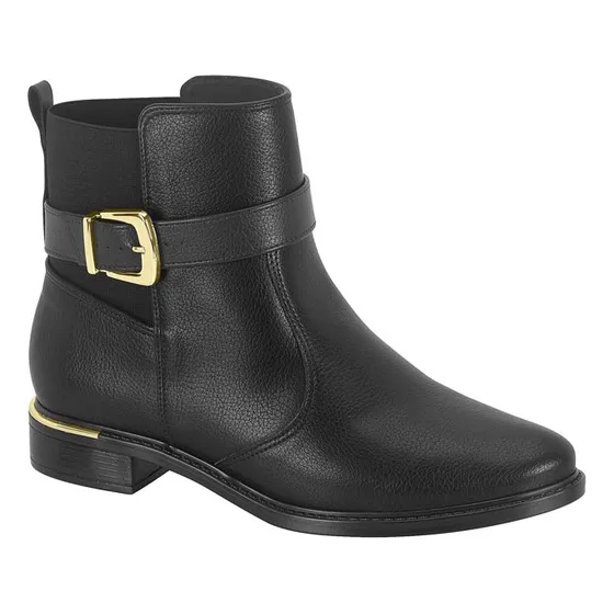 Bota Feminina Cano Curto Fivela Vizzano Original