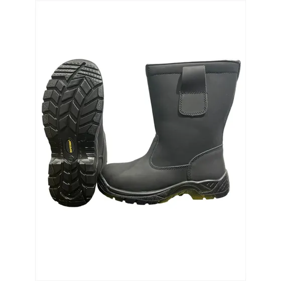 Botas De Seguridad De Cuero De Corte Alto
