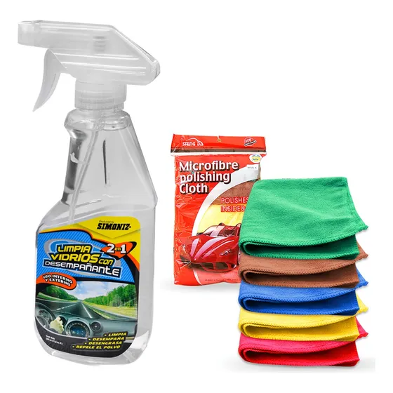Limpia Vidrios Simoniz Sm20053016  Auto/camionetas + 5 Paños