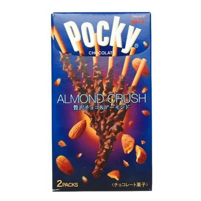 Pocky Galleta Japonesa Chocolate Y Almendra 46g Glico