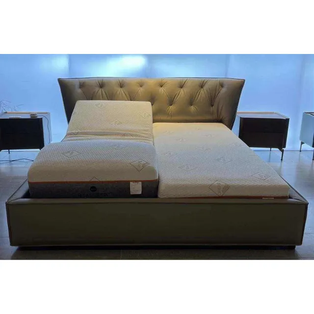 Cama King Masajeadora Espuma Gel Distintas Posiciones 