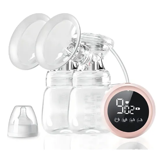 Sacaleches Inalambrico Doble, Extractor De Leche 180ml Doble