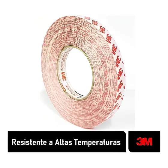 Fita Dupla Face 3m 19mmx20m Resistente a altas temperaturas