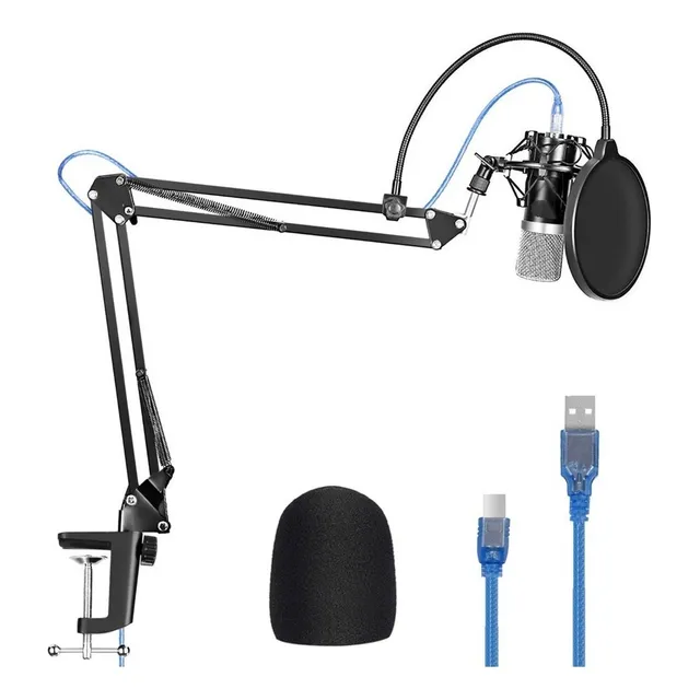 Neewer Micrófono De Grabación Usb Para Windows Y Mac Negro