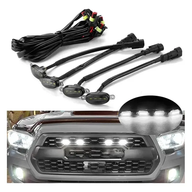 Kit Luces Led Parrilla Tipo Ford Raptor X4