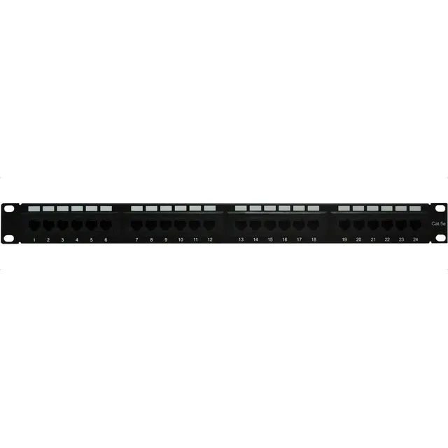 Patch Panel Enson Utp Y Patchcords Cat5e 24puertos  1ur  19 